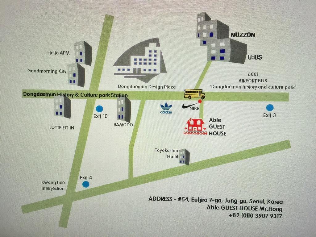 Able Guesthouse Dongdaemun Seoel Buitenkant foto